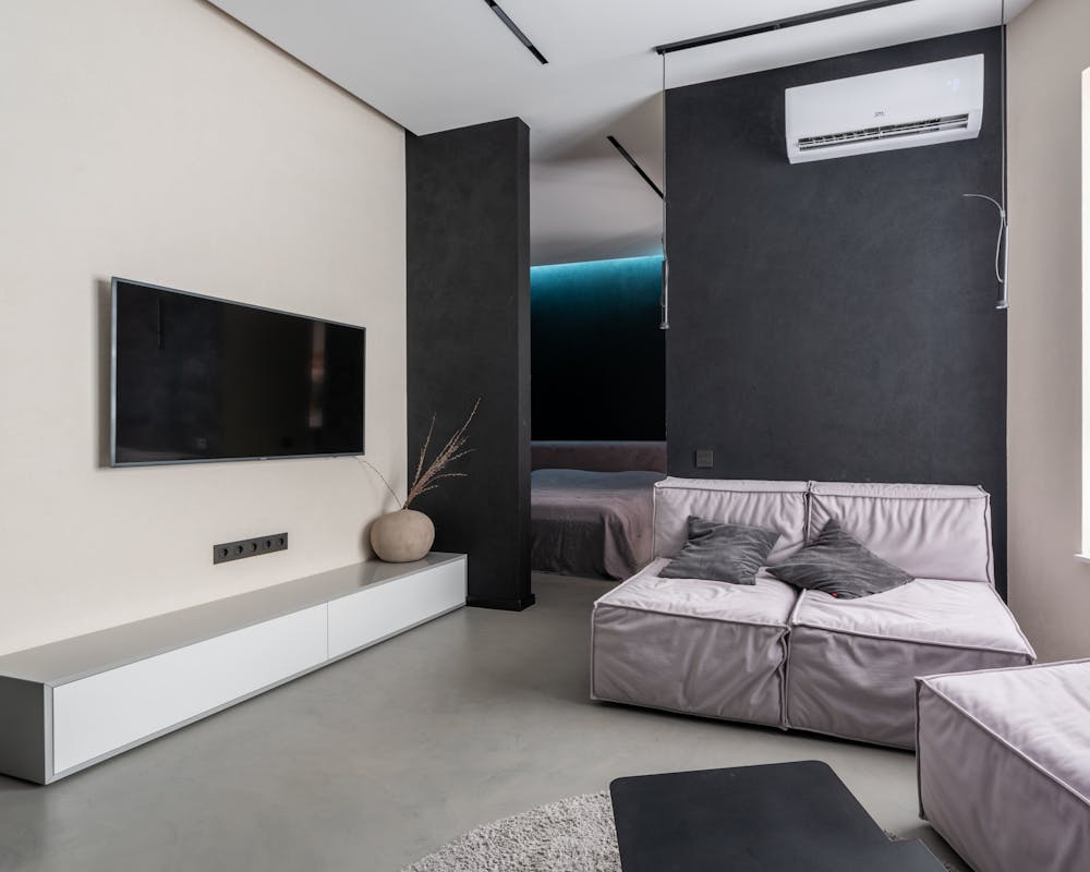 Climatisation dans un interieur moderne